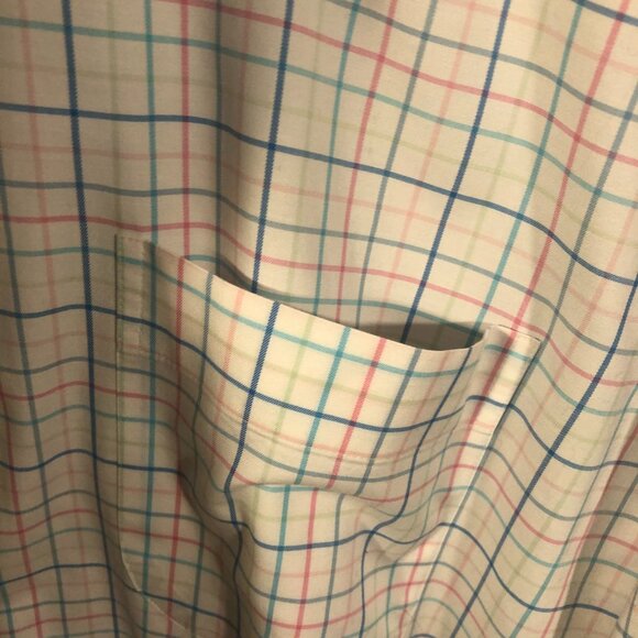 Peter Millar men striped color casual long sleeve shirt, L - Picture 6 of 11